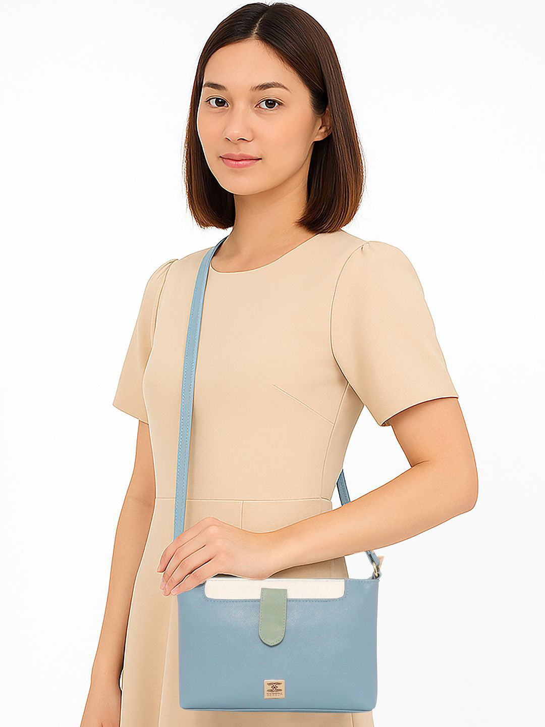 ESBEDA Megan Colourblocked Crossbody Sling Bag