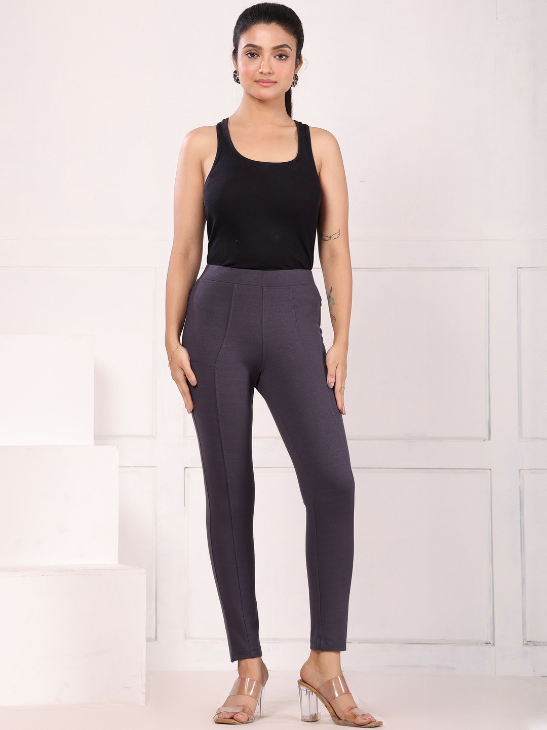 GEMINI Mid-Rise Regular Fit Jeggings