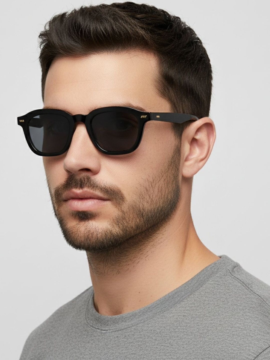 goglassic Unisex Rectangle UV Protected Lens Sunglasses SPARK-FULL-BLACK