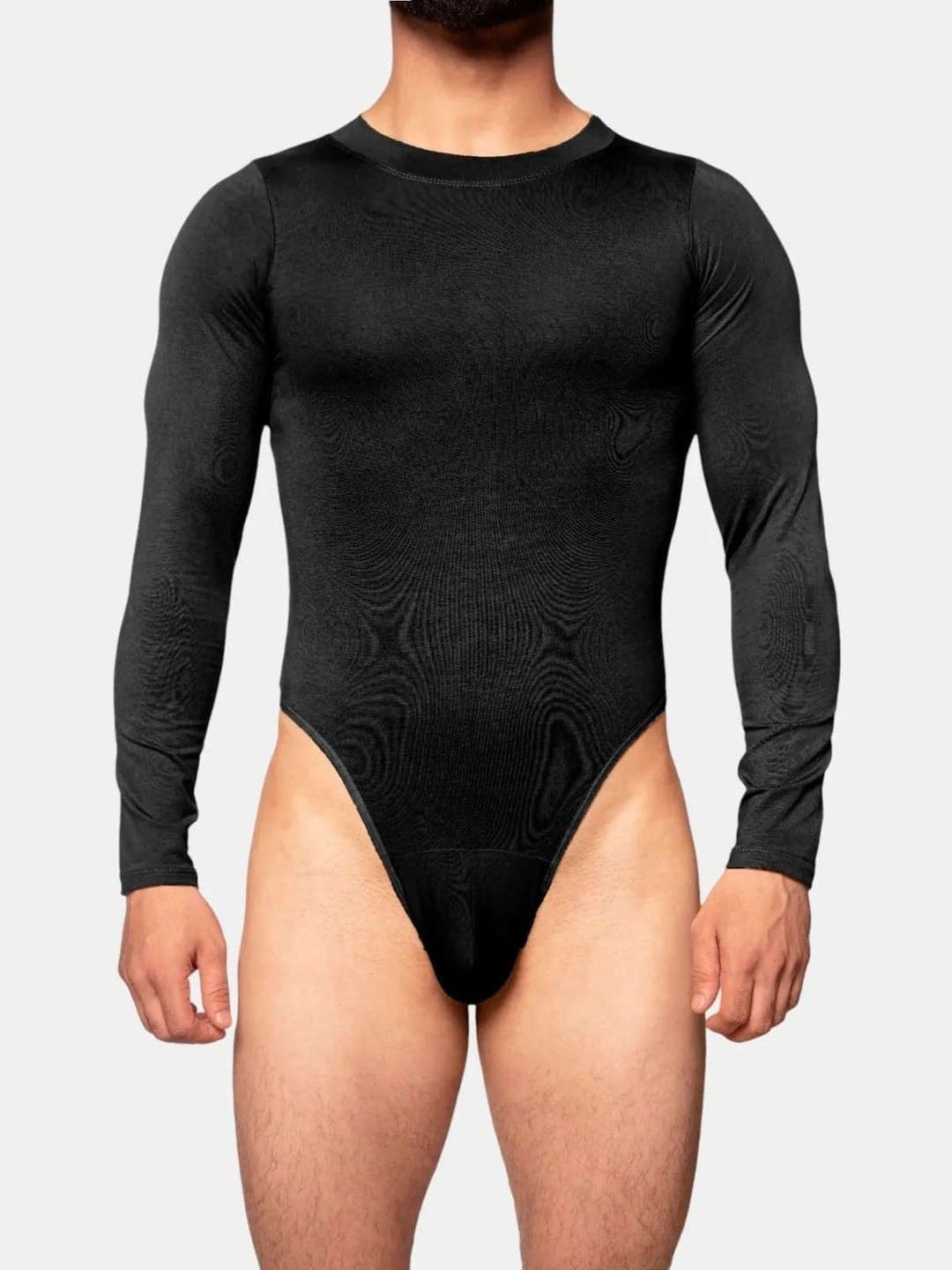 EROBOLD Men Round Neck Bodysuit