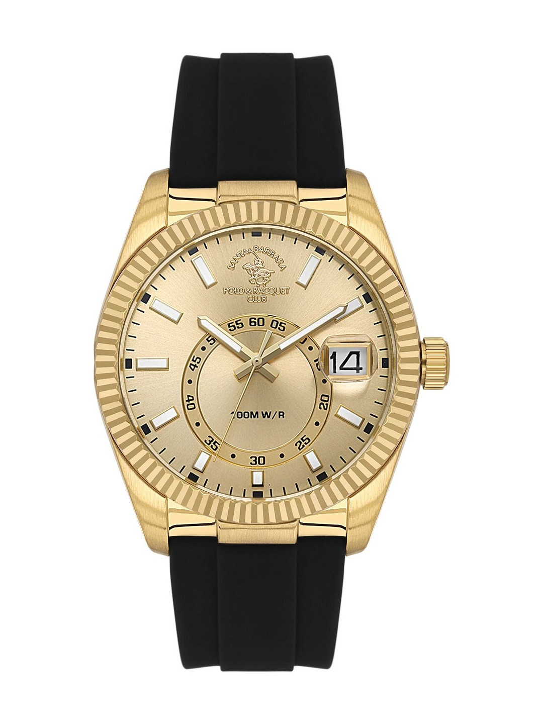 SANTA BARBARA POLO & RACQUET CLUB Men Bracelet Style Straps Analogue Watch SB.1.10669-2