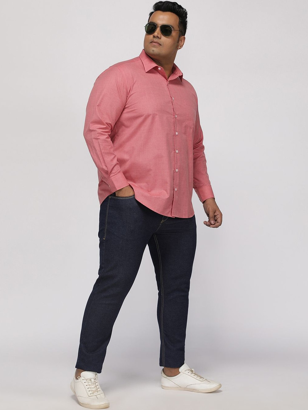 Big Hello - The Plus Life Men Plus Size Regular Fit Mid-Rise Jeans