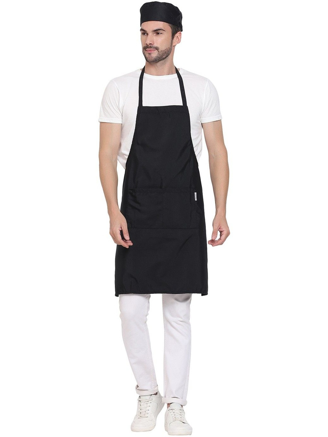 uniformer Cotton Apron With Front Pocket