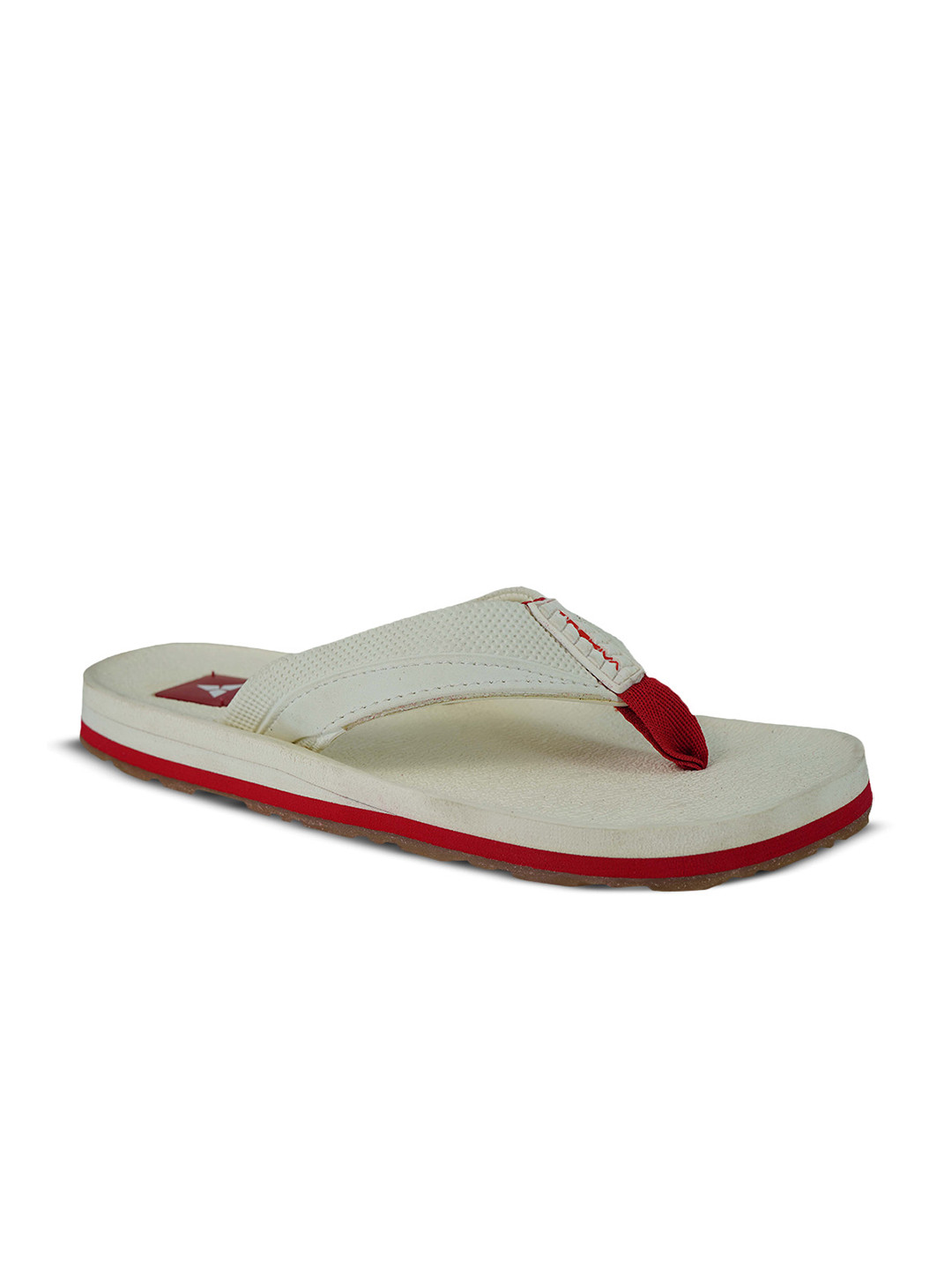Trekiva Men White Fabric Room Slippers