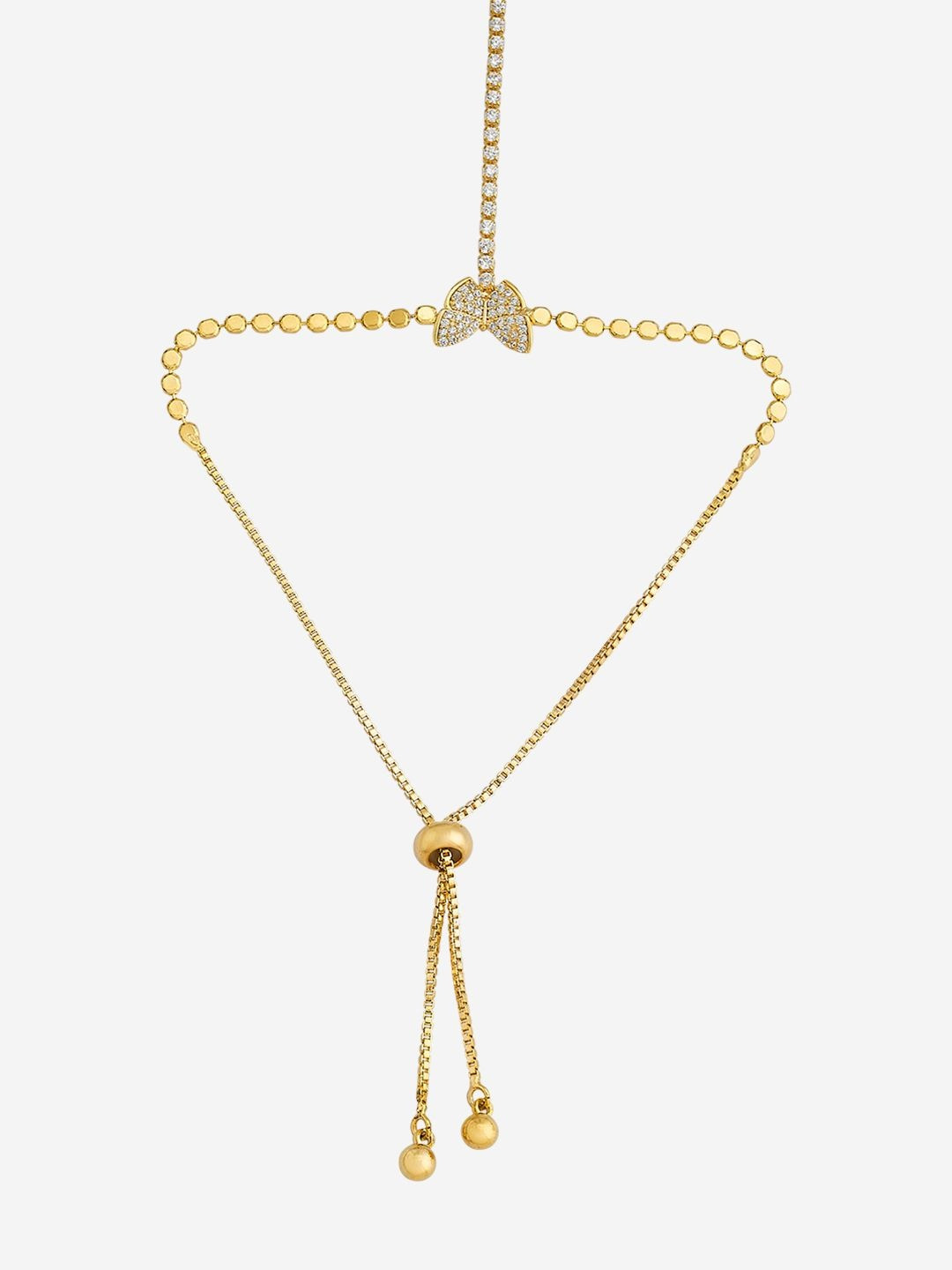 Kushal's Fashion Jewellery Women Gold-Plated Bangle-Style Bracelet