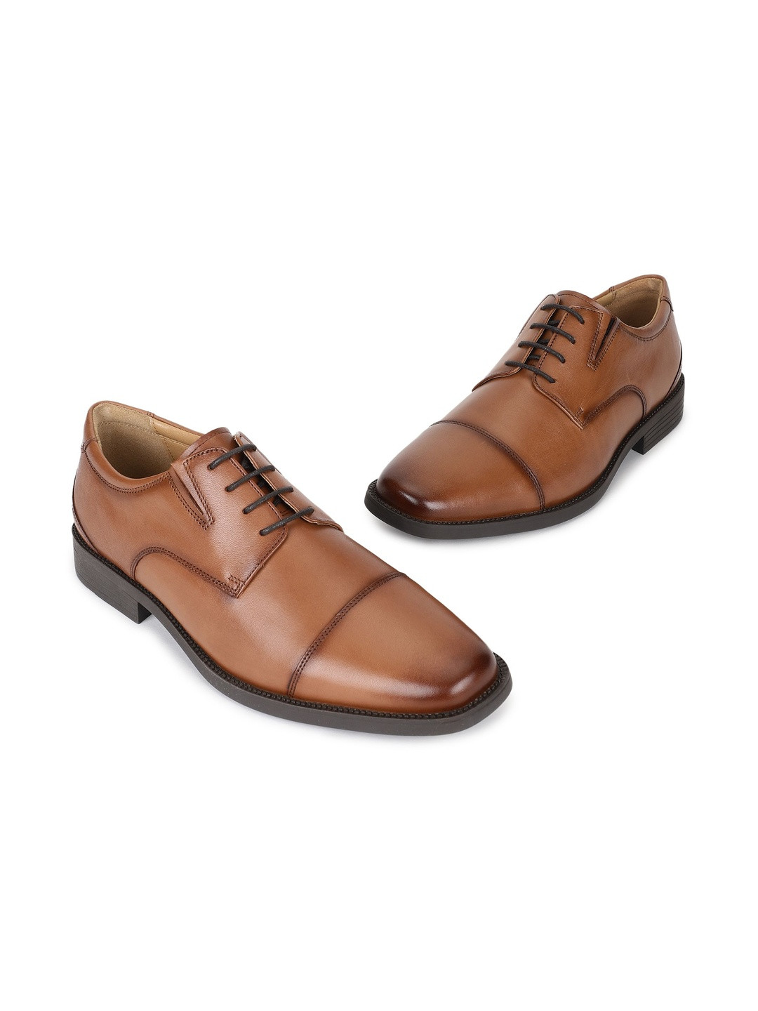 Woods Men Leather Formal Derbys Shoes
