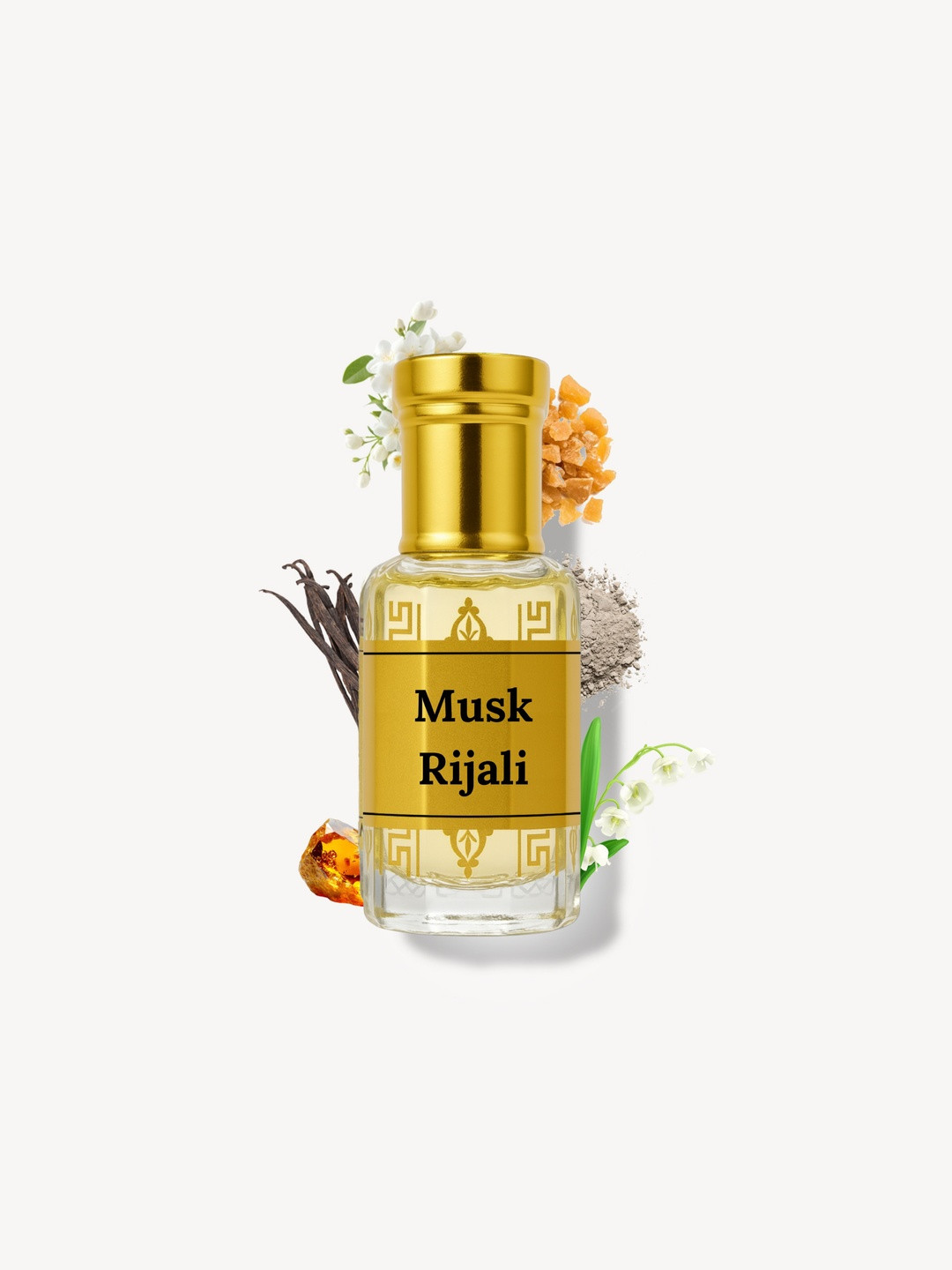 Ali Perfumes Musk Rijali Long Lasting & Alcohol Free Attar - 6 ml