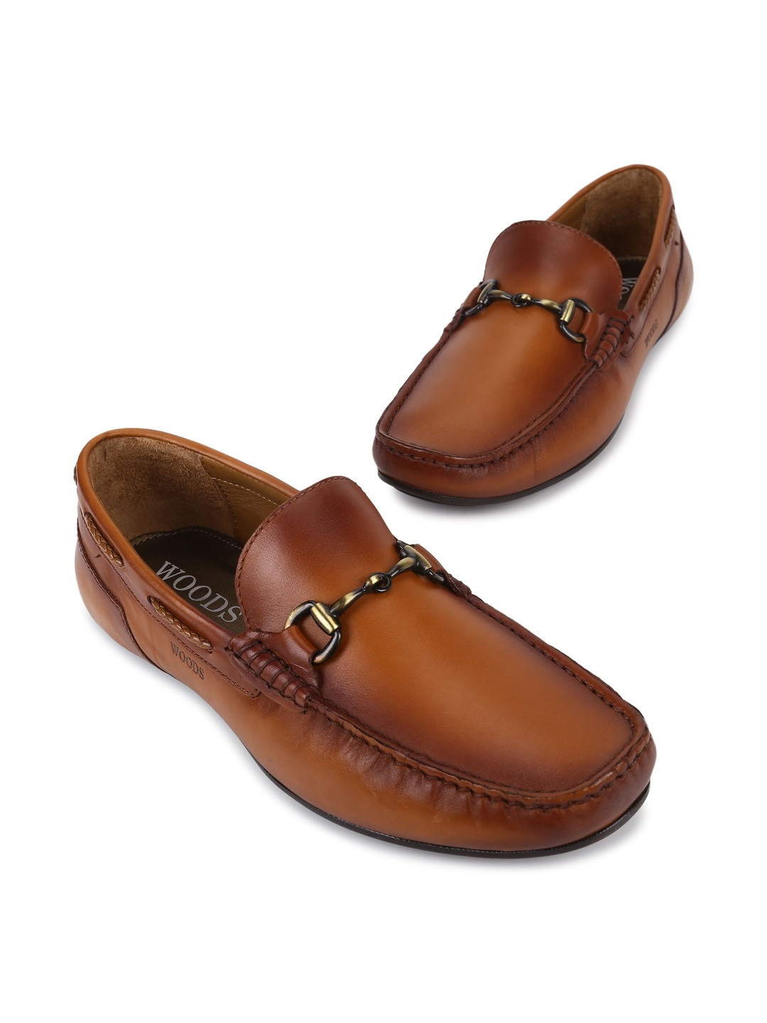 Woodland Leather Formal Loafers Shoes
