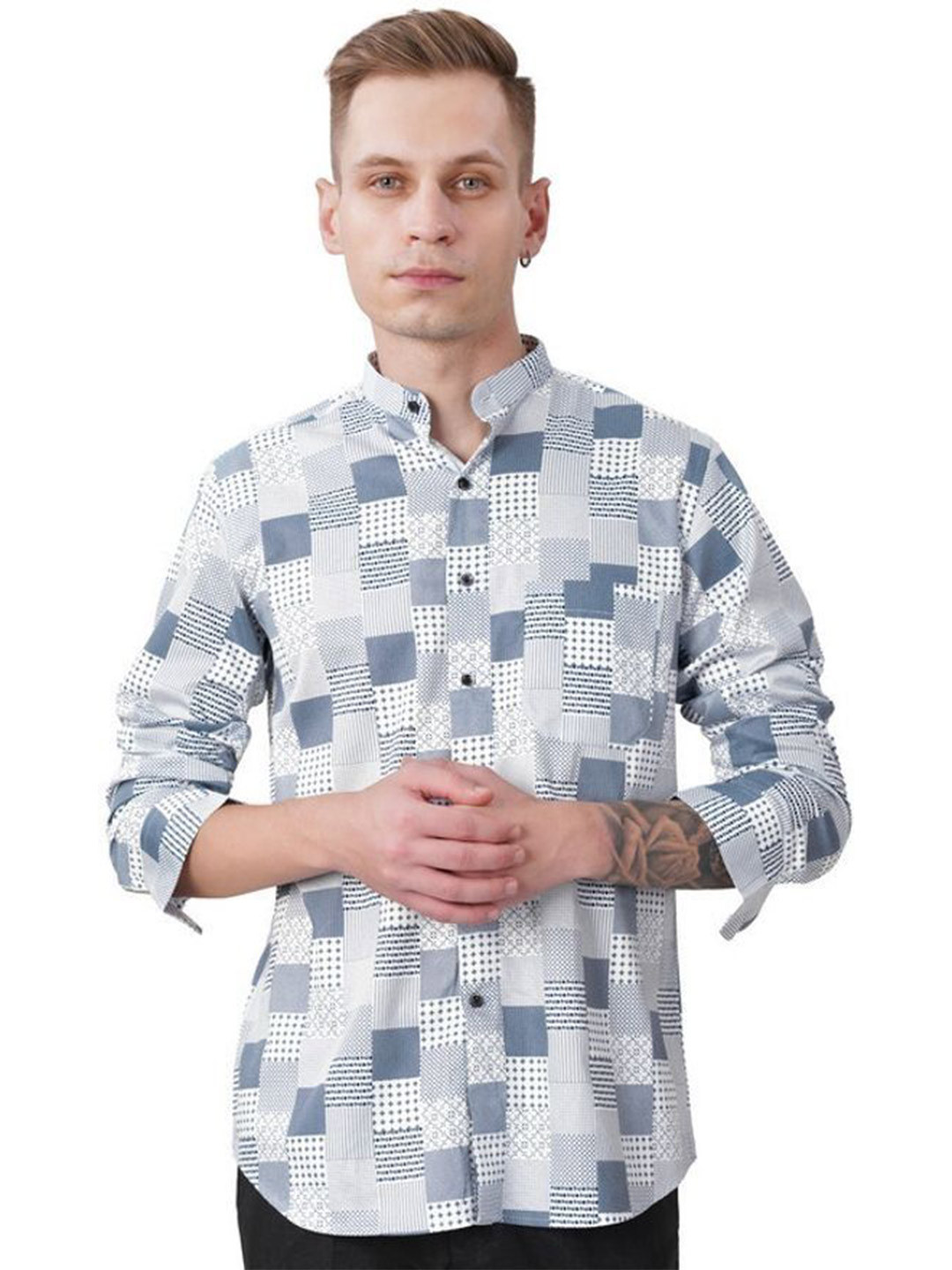 FRENCH CROWN Men Standard Printed Casual Shirt