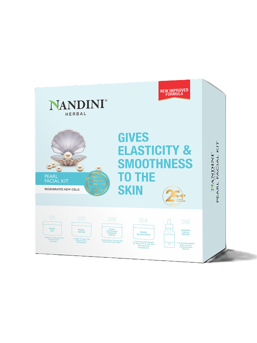 Nandini Herbal Pearl Facial Kit 210 g
