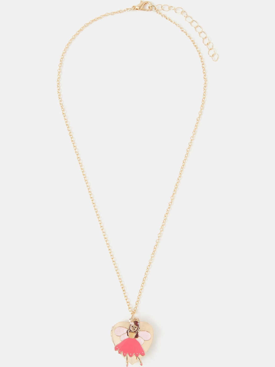 Accessorize Girls Fairy Heart Locket Chain