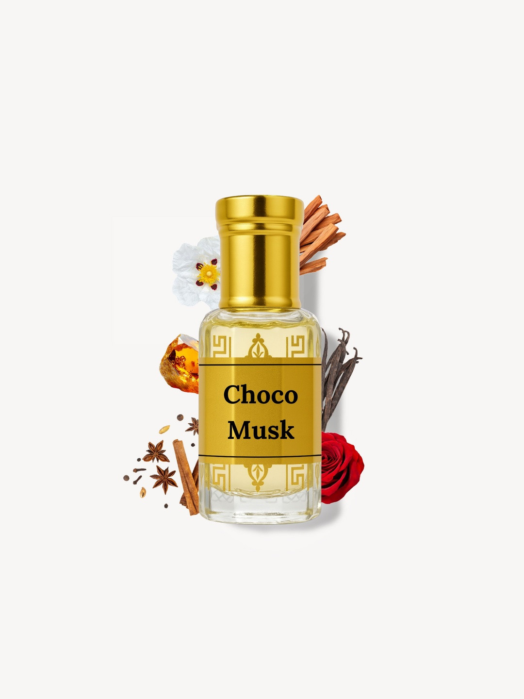 Ali Perfumes Choco Musk Long Lasting & Alcohol Free Attar - 6 ml