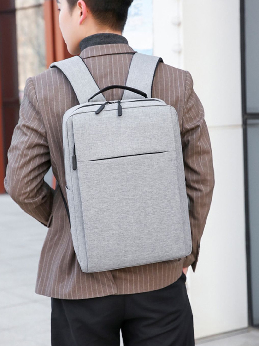StyleCast Men Backpack with USB Charging Port