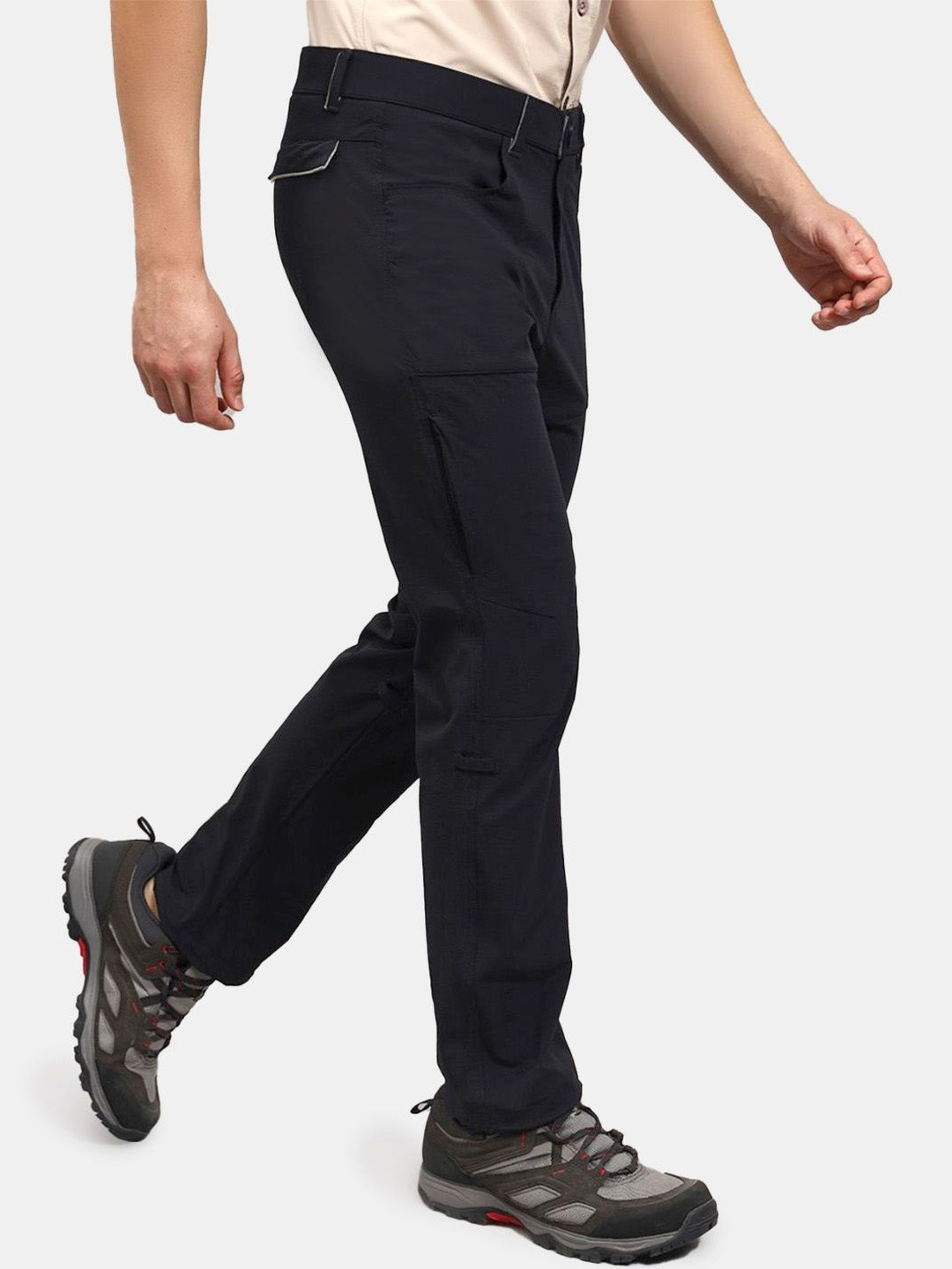 Reccy Men Relaxed Straight Leg Wrinkle Free Sun Protected Tall Length Trouser