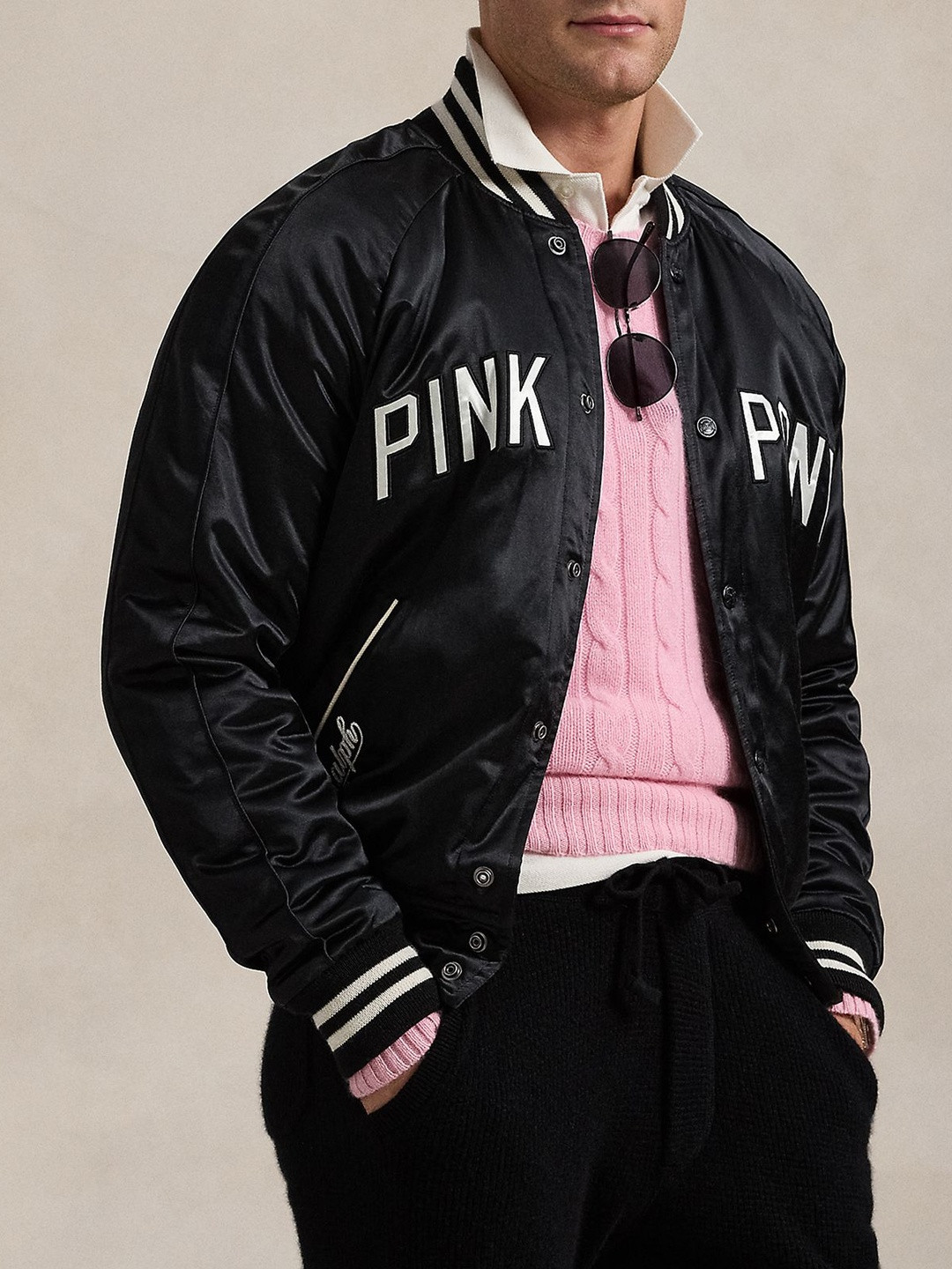 Polo Ralph Lauren Men Typography Printed Sporty Jacket