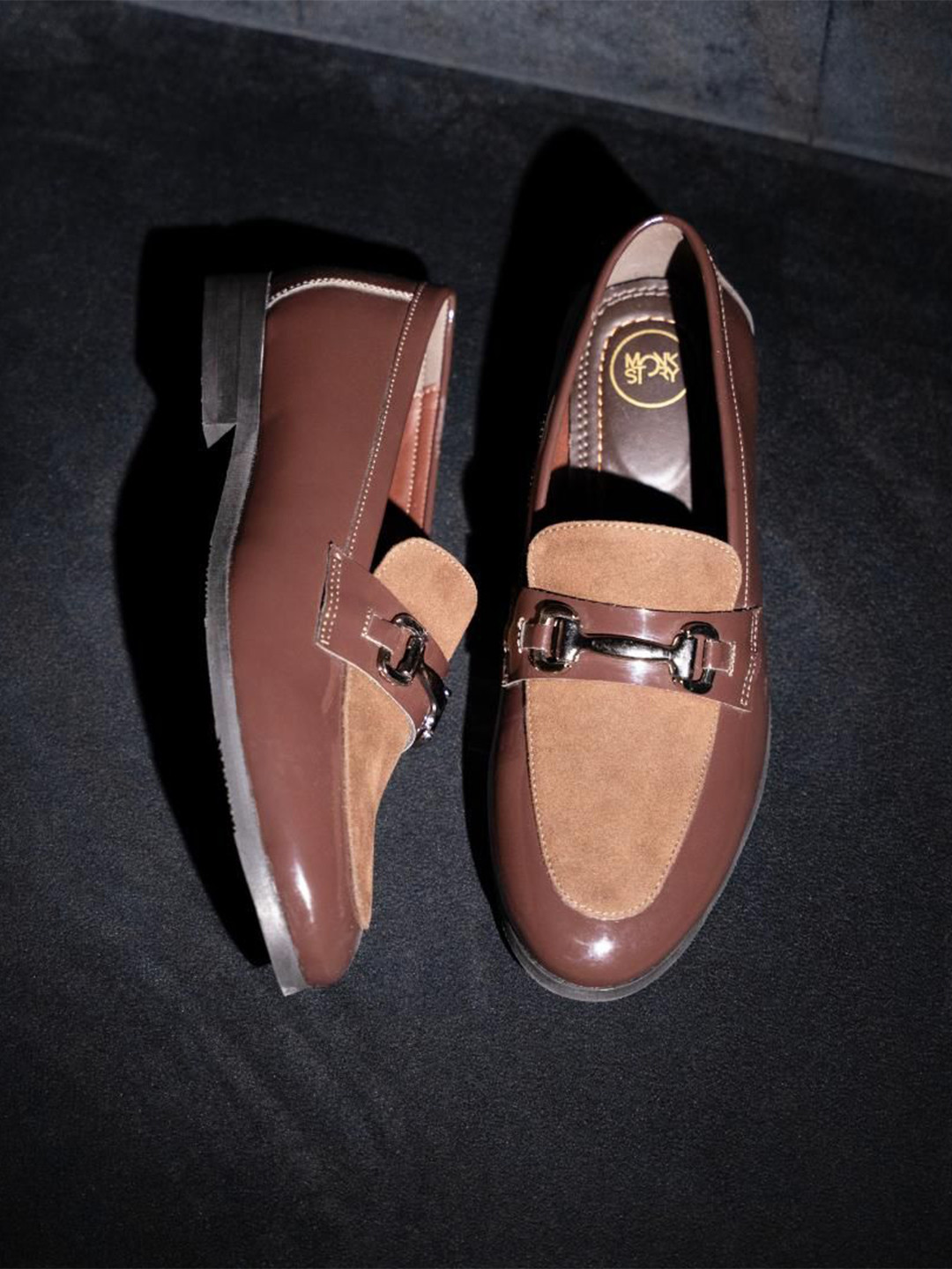 Monkstory Tux Bit men Colorblocked Slip-Ons