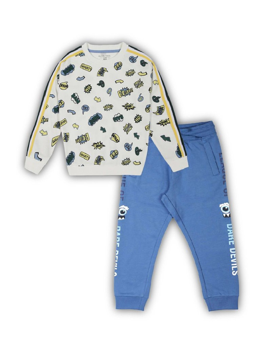 PLUM TREE Boys Plum Tree Pullover Sweatshirt And Jogger Set
