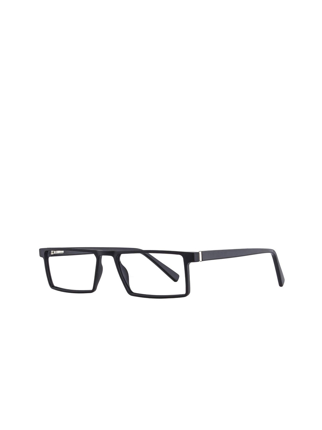 AUGEN Unisex Full Rim Rectangle Frames 6001-Black+2.50