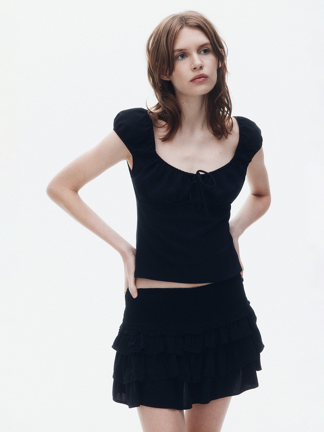 H&M Drawstring-Detail Top