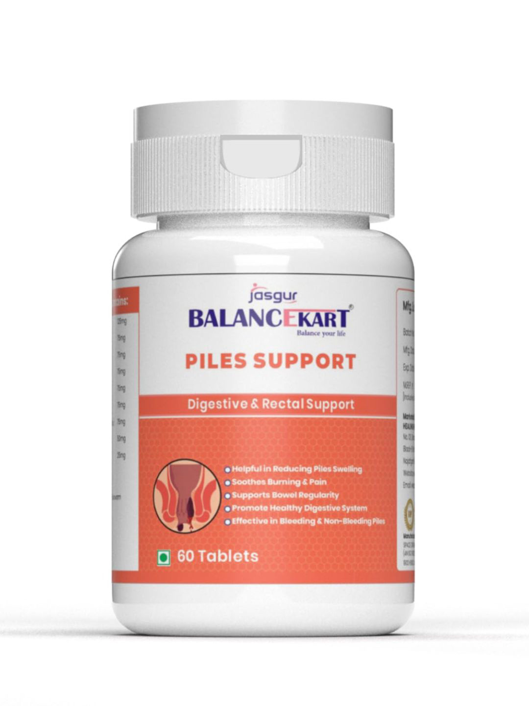 balancekart Pile Support Tablets - 60 Tablets