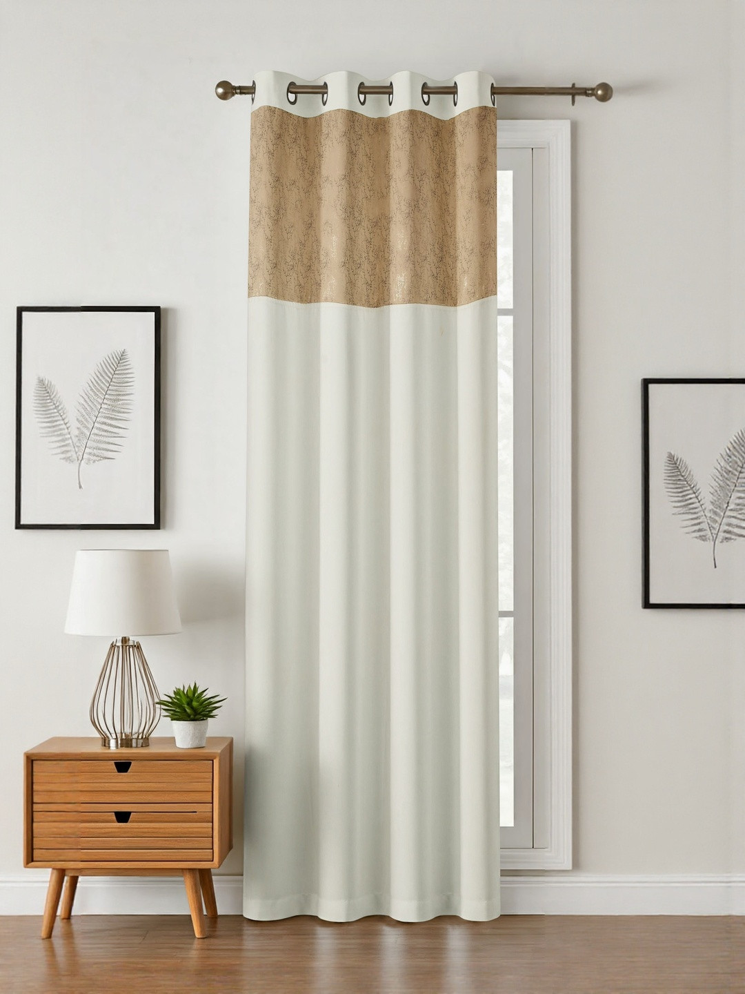 Aura Cream-Coloured & White Black Out Window