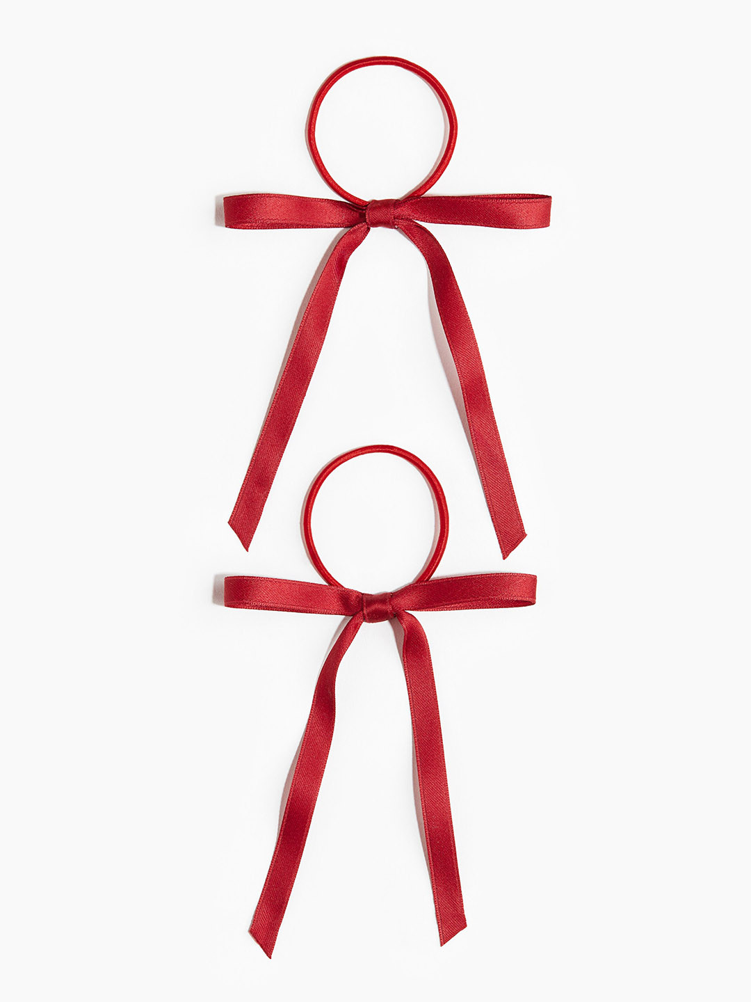 H&M Women 2-Pack Bow Hair Elastics