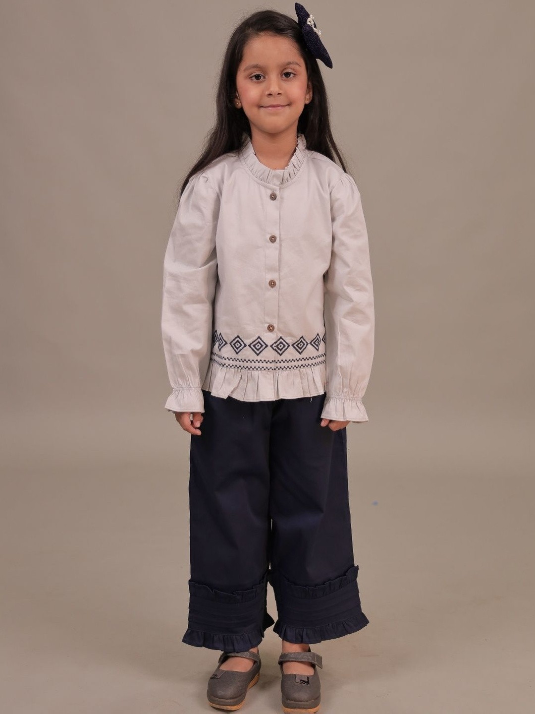 Grit N Groove Girls Top with Trousers