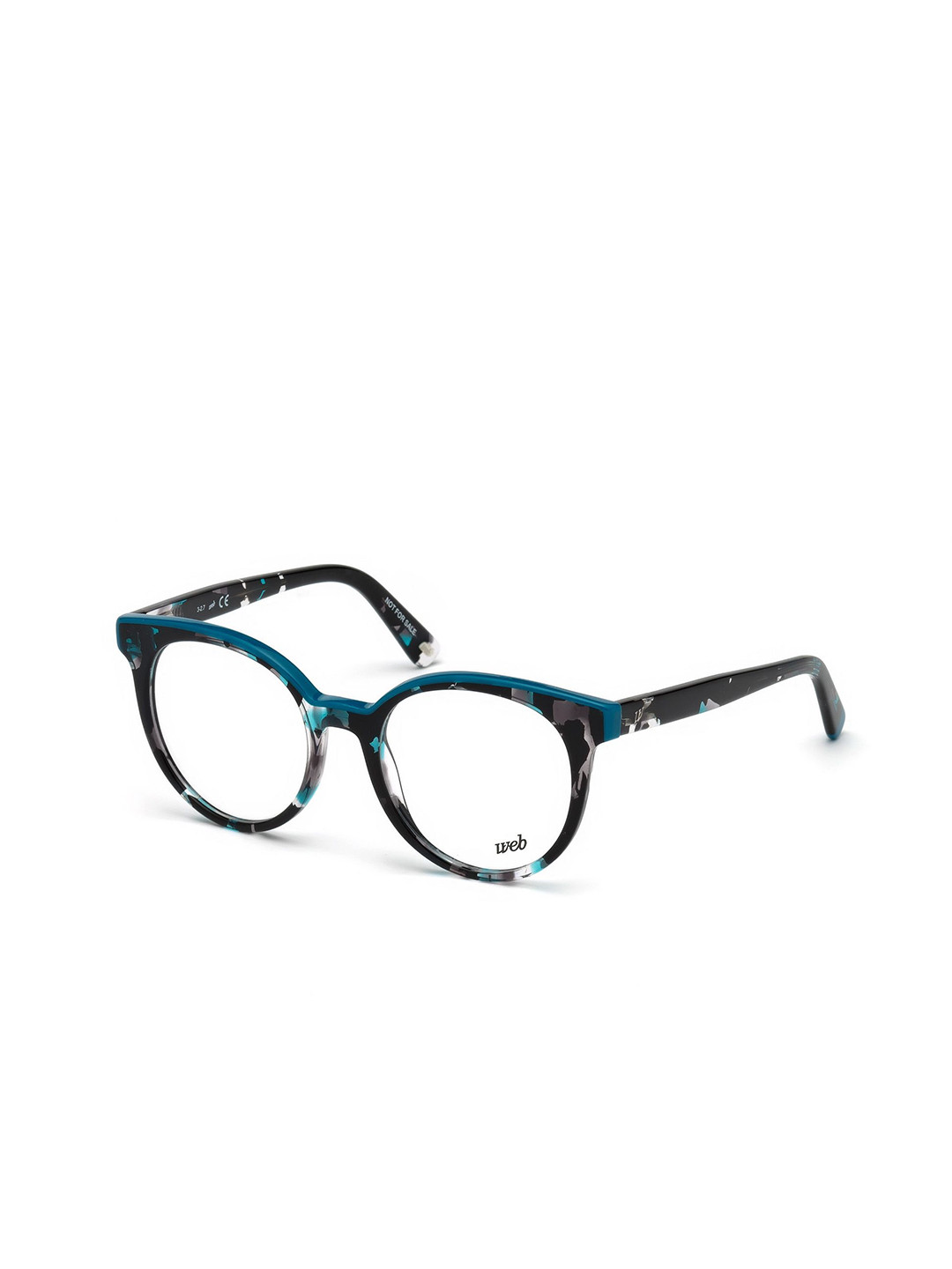 WEB EYEWEAR Women Abstract Full Rim Round Frames WE5227 49 A55