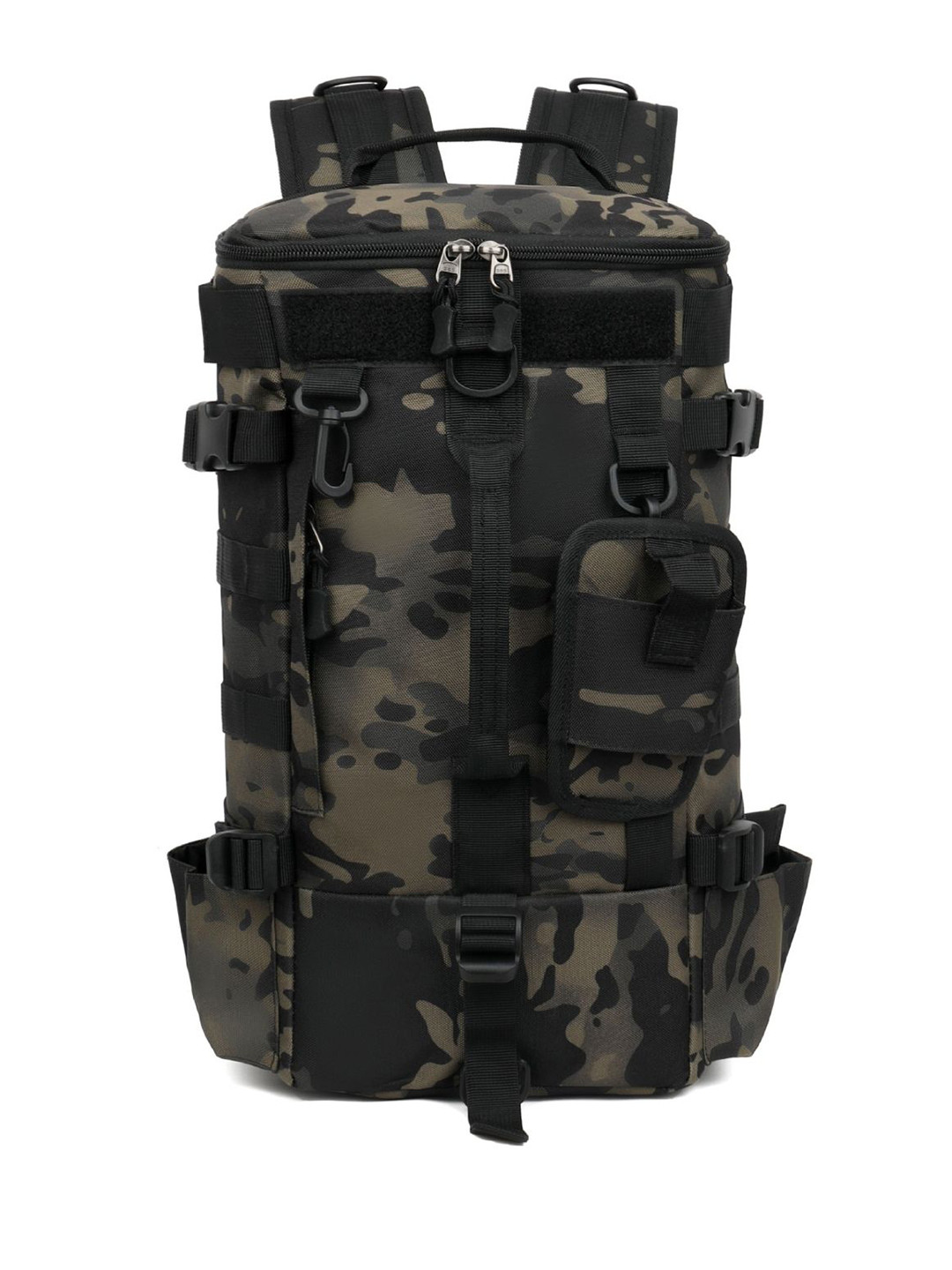 KPOP Men Camouflage Zipper Medium Backpack 24 to 30 L