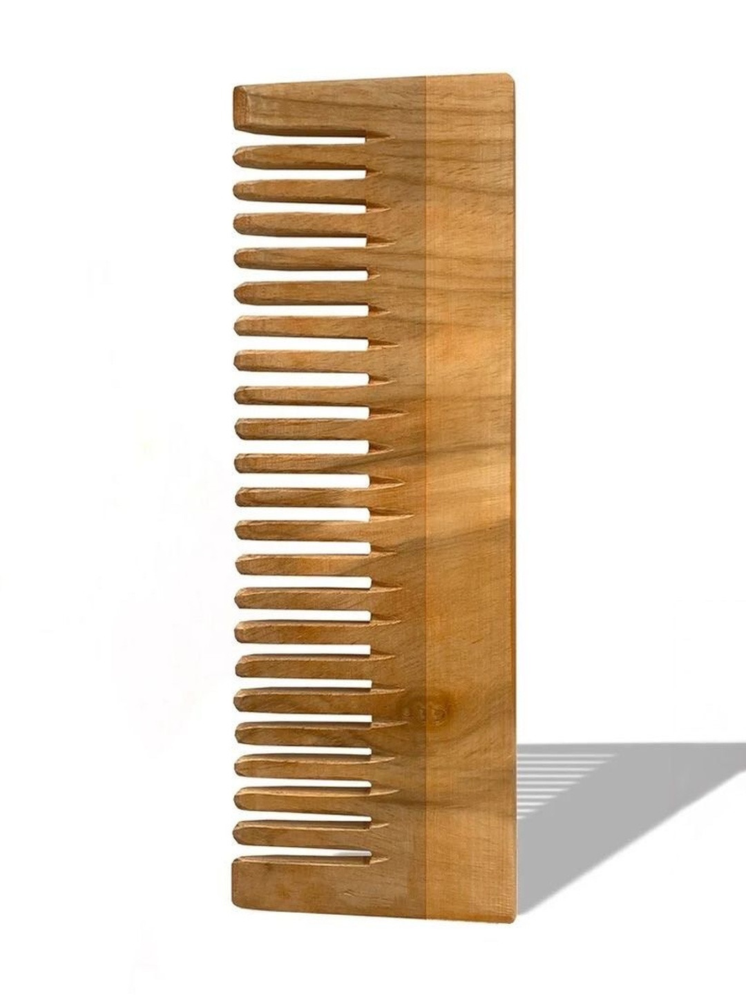 VONPRI Natural Wooden Hair Comb For Hair Fall Control