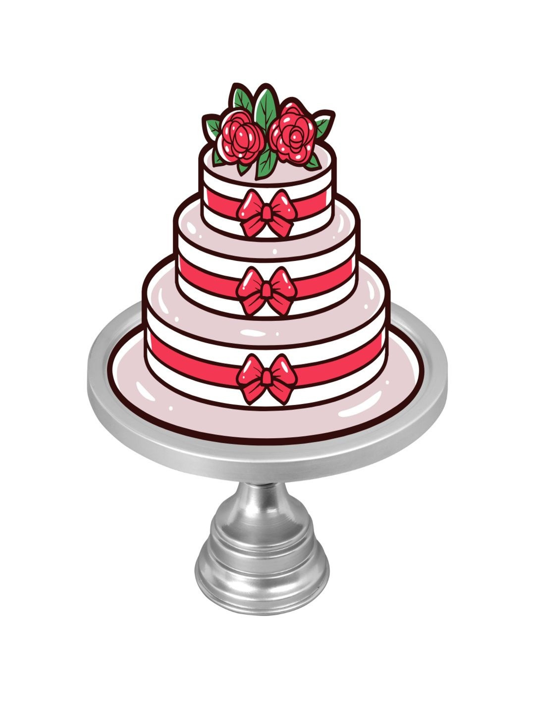 ANUSHKA METALS Unisex Silver-Toned 2025 Cast Iron Cake Stand