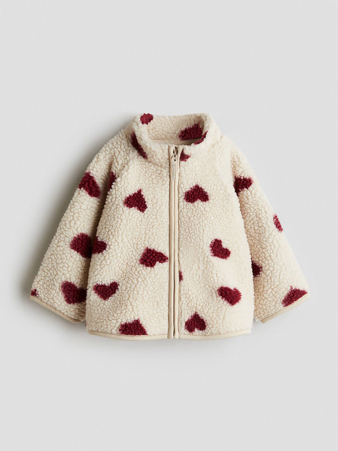 H&M Boys Printed Teddy Jacket