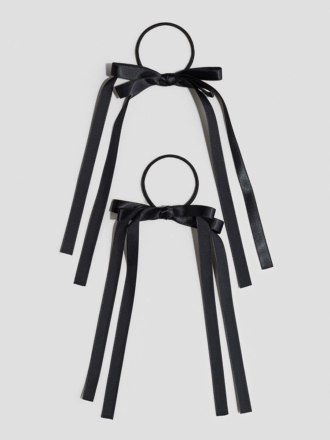 H&M Girls 2-Pack Bow-Detail Hair Elastics