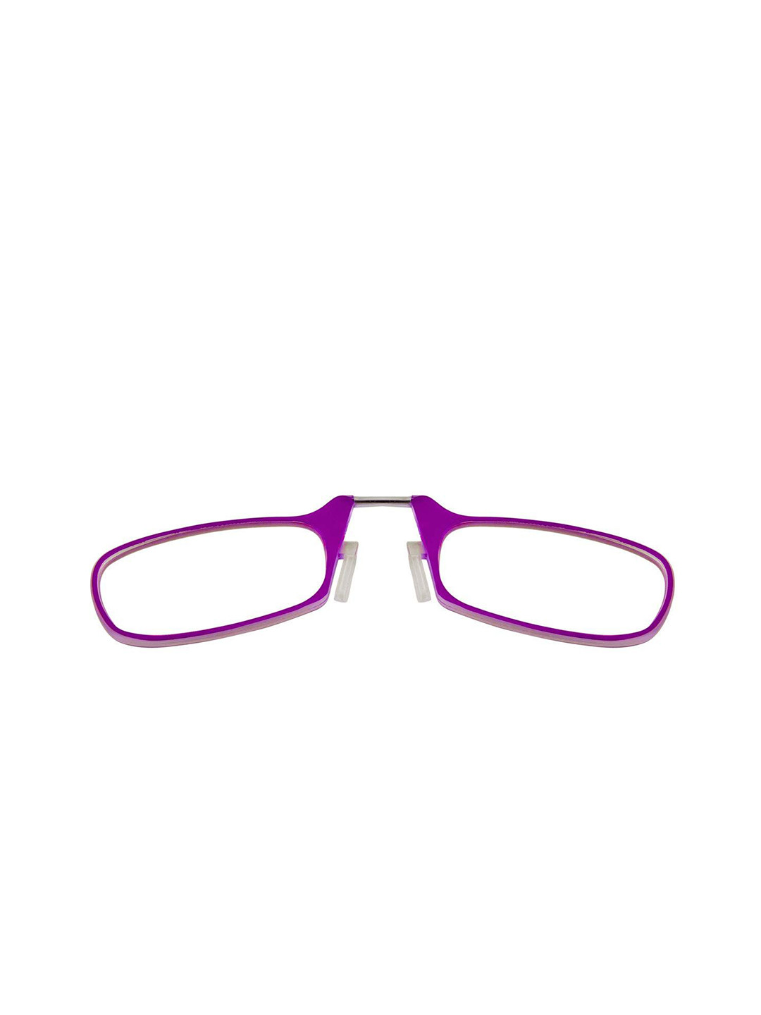 AUGEN Unisex Full Rim Style Rectangle Frames RG-Nose-Purple+1.00