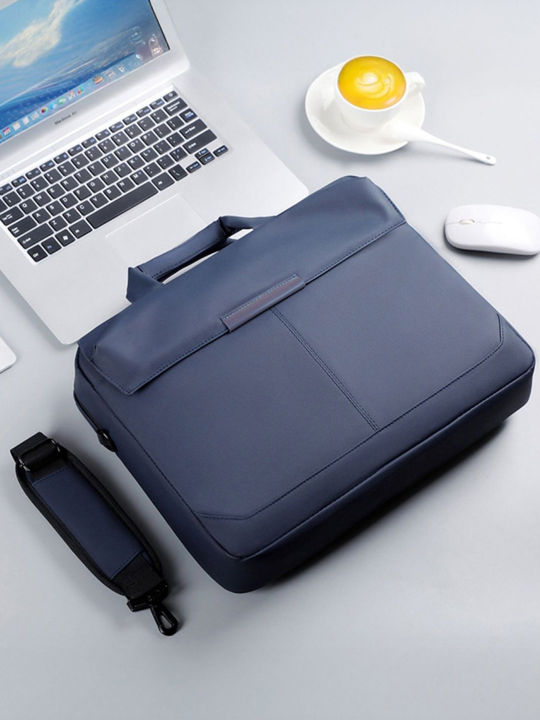 KPOP Men Two Handled Water Resistant Laptop Bag