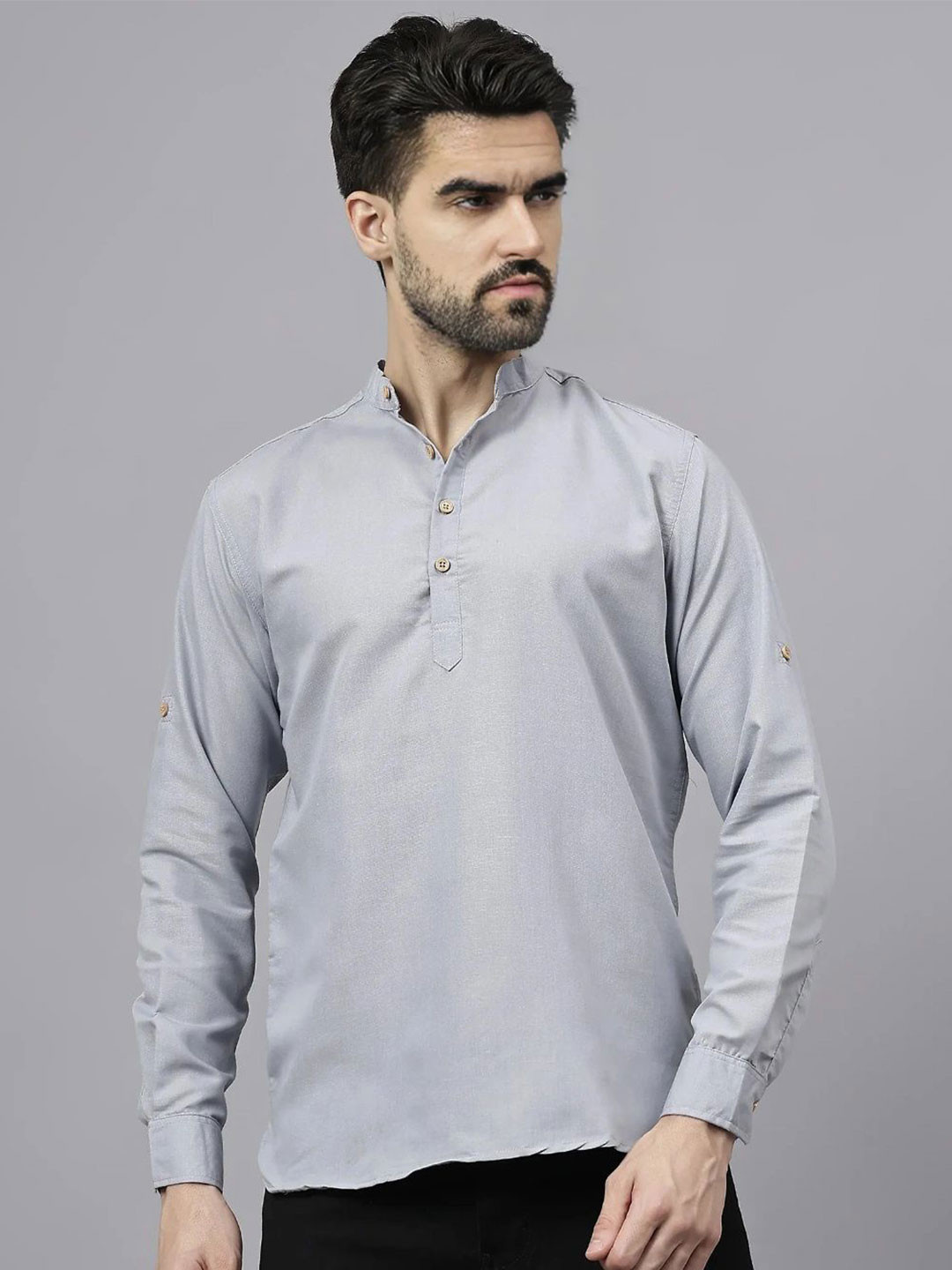 Navkanj Men Thread Work Kurta