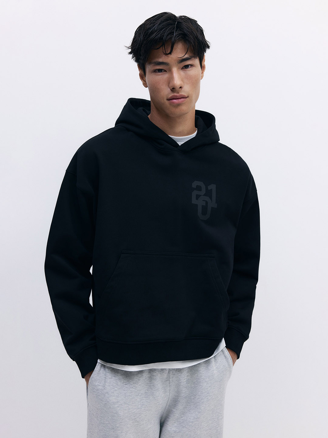 H&M Men Oversized Fit Boxy Hoodie