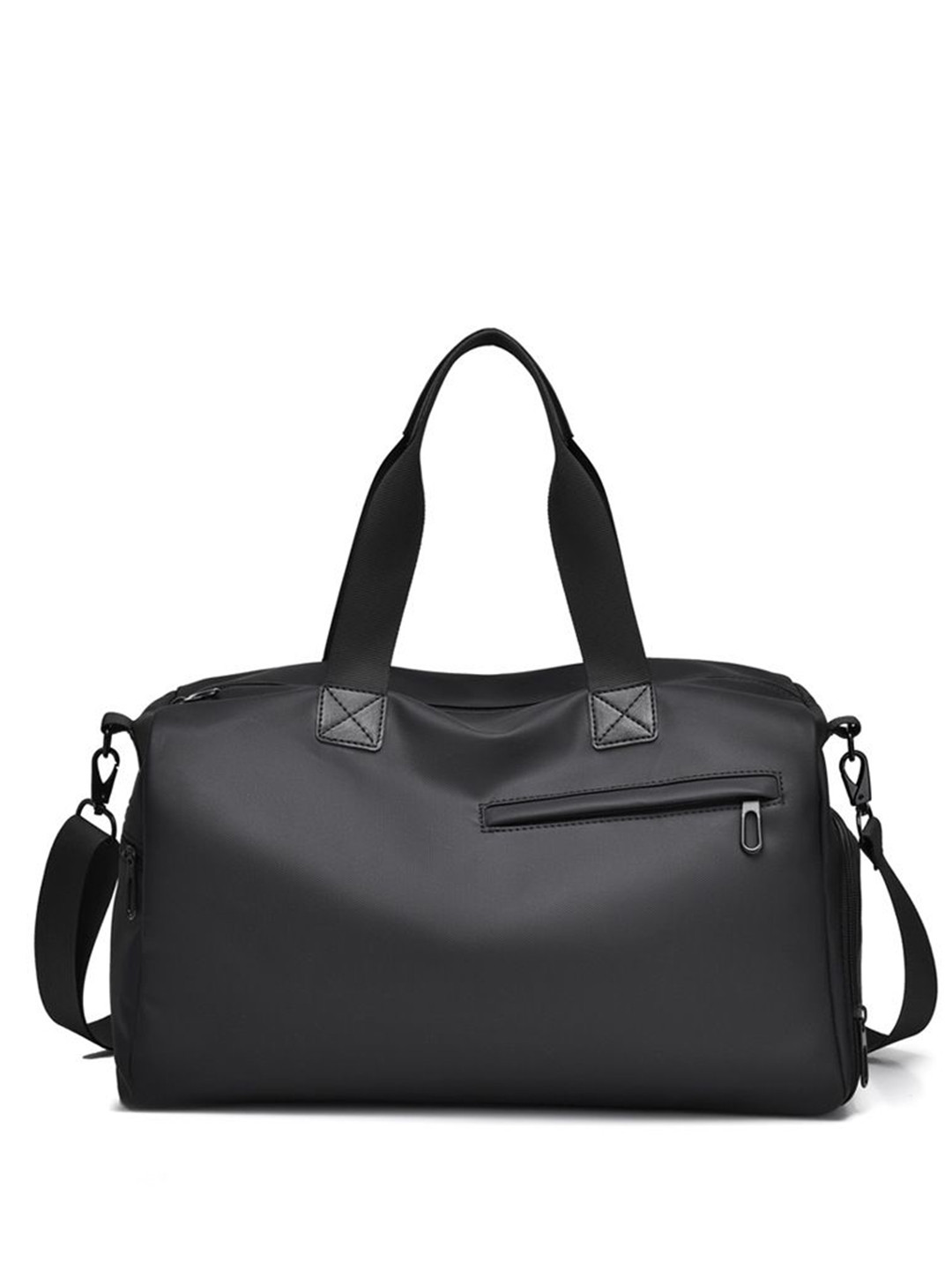 Mast & Harbour Men Solid Detachable Shoulder Strap and Handles Foldable Duffel Bag