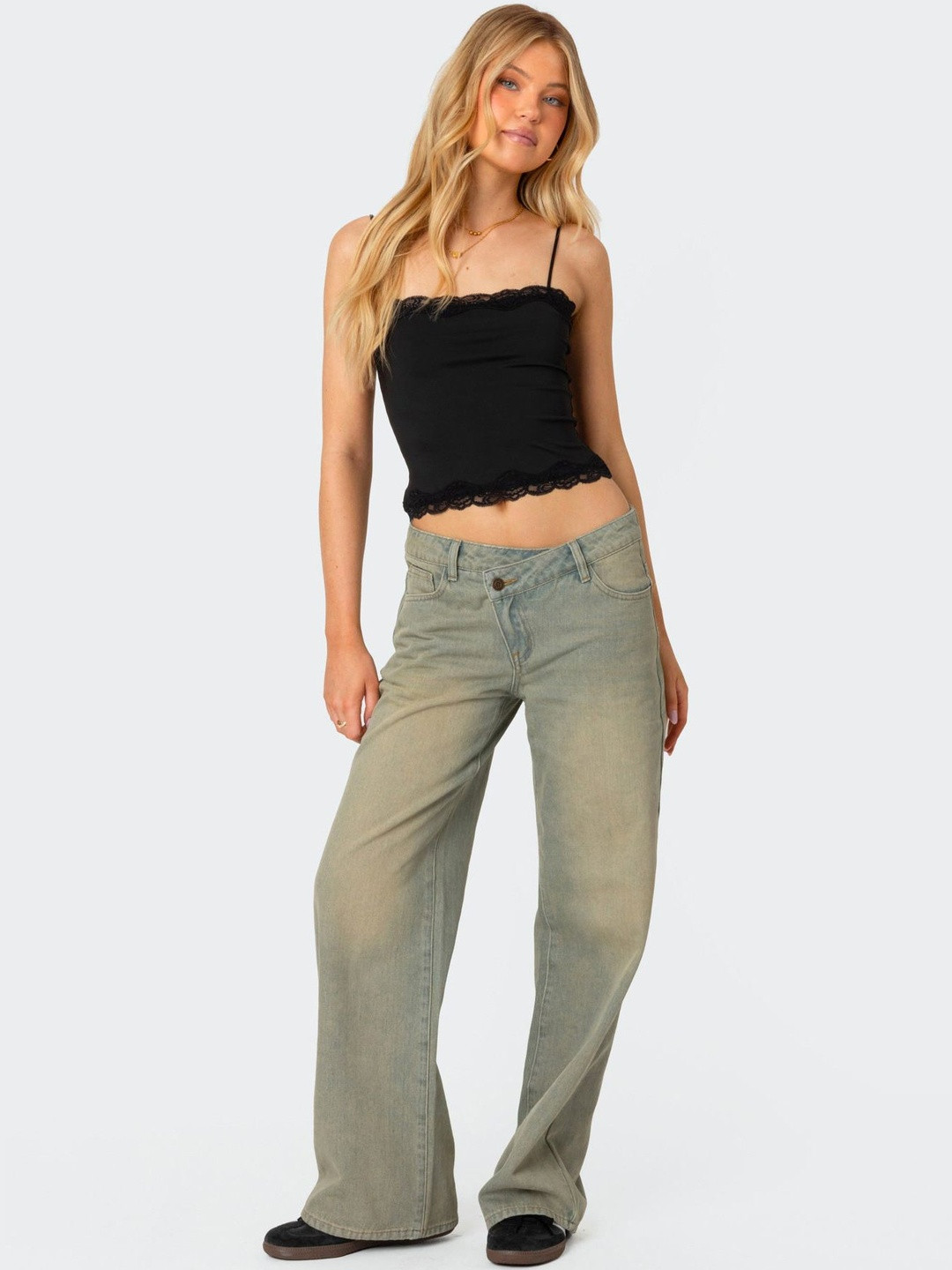 DressBerry Ruffles Tank Crop Top