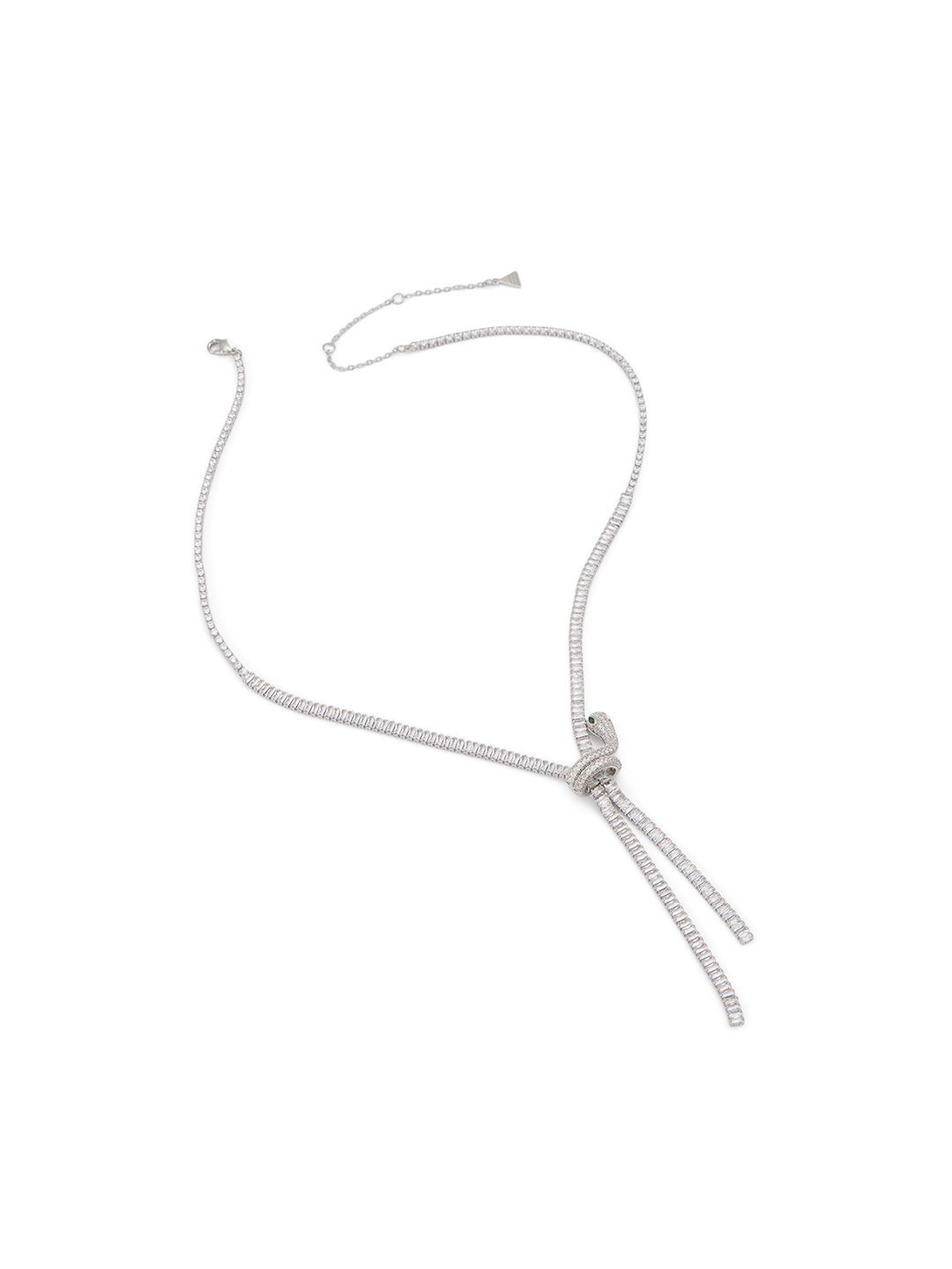 ALDO Rhinestone Studded Snake Design Statement Necklace