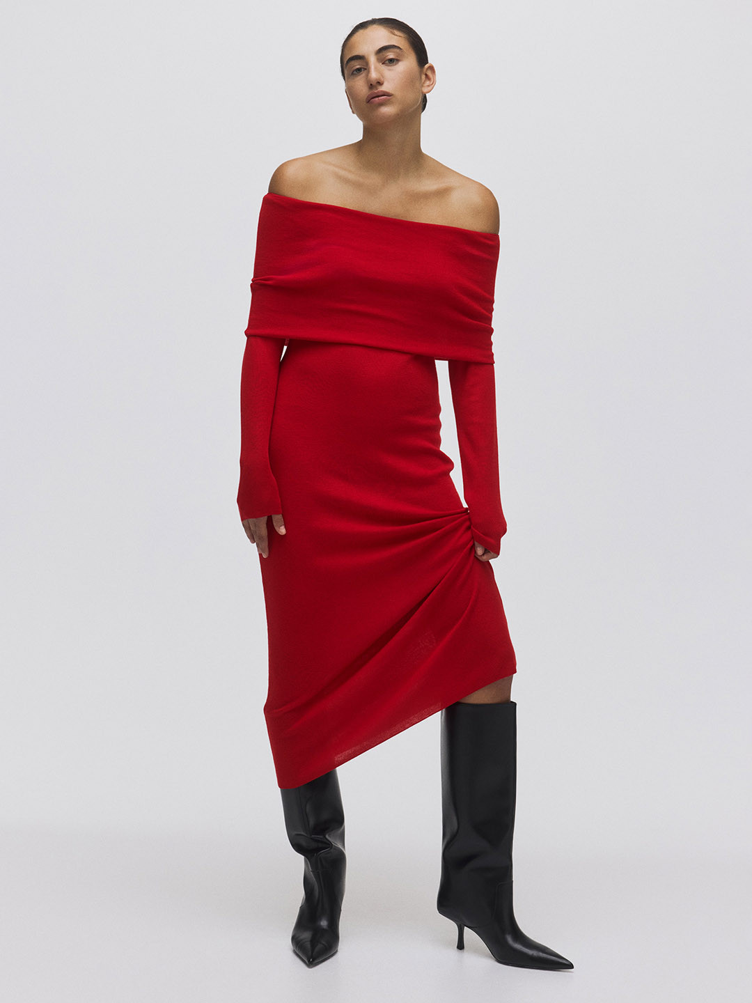 H&M Off-The-Shoulder Dress