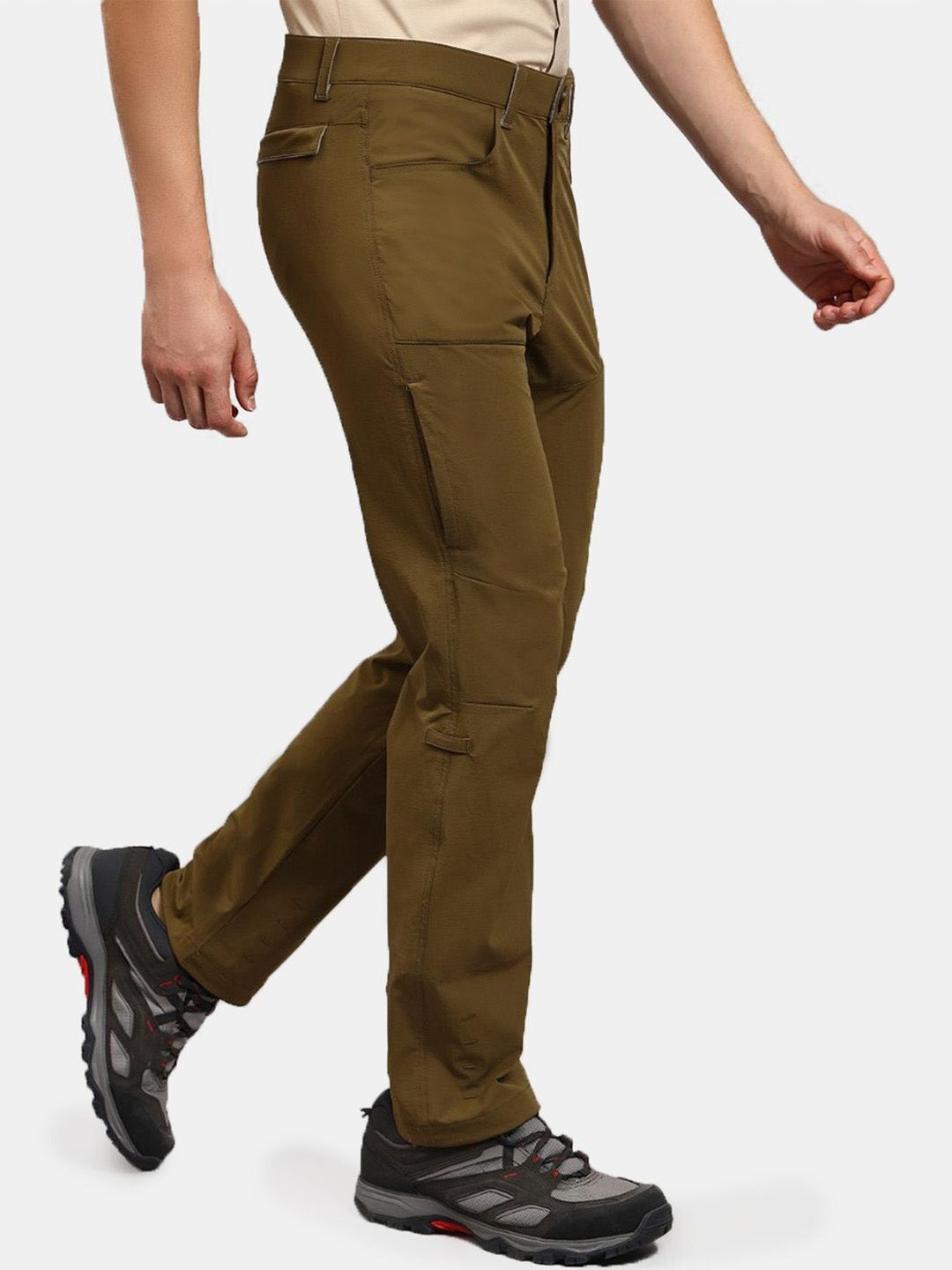 Reccy Men Relaxed Straight Leg Fit Sun Protected Tall Length Wrinkle Free Trouser