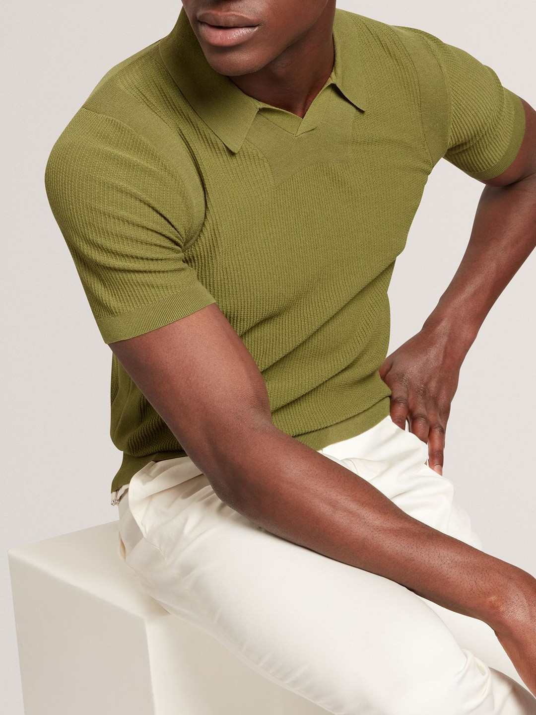 Ted Baker Men Polo Collar T-shirt