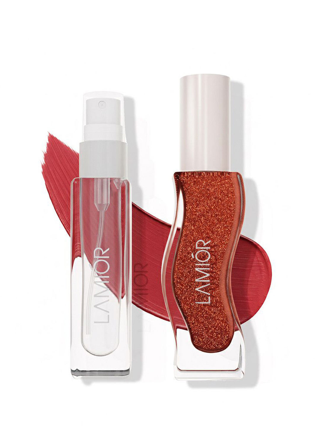 LAMIOR Peel Off Glossy Long Lasting Liquid Lipstick 12 ml - Power Play - French Red