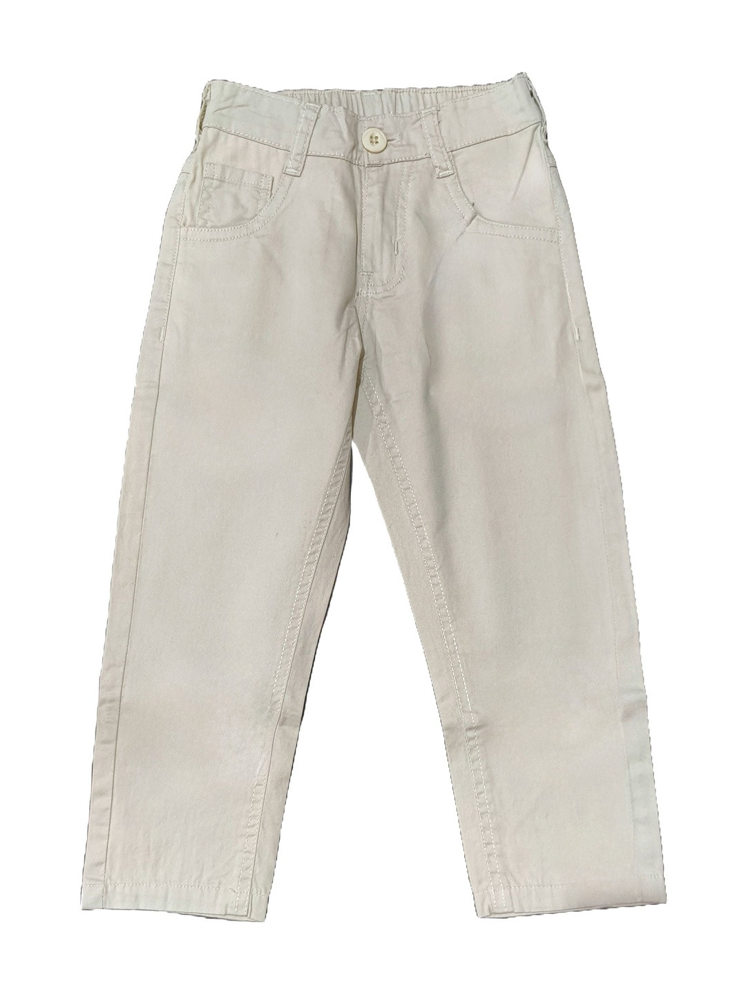 ALBEPOSE Boys Straight Fit Low-Rise Cotton Trousers