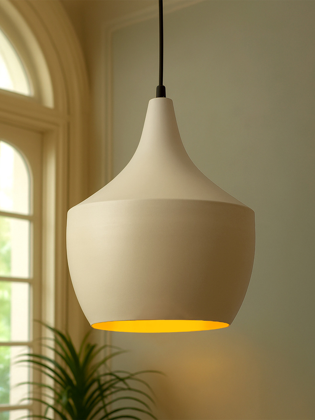 Homesake White & Black Hanging Pendant Lamp