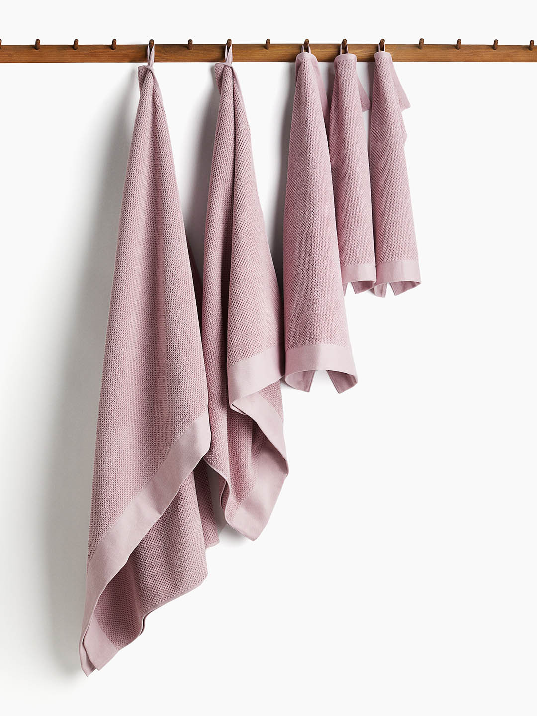 H&M Pink 550 GSM Cotton Terry Bath Sheet