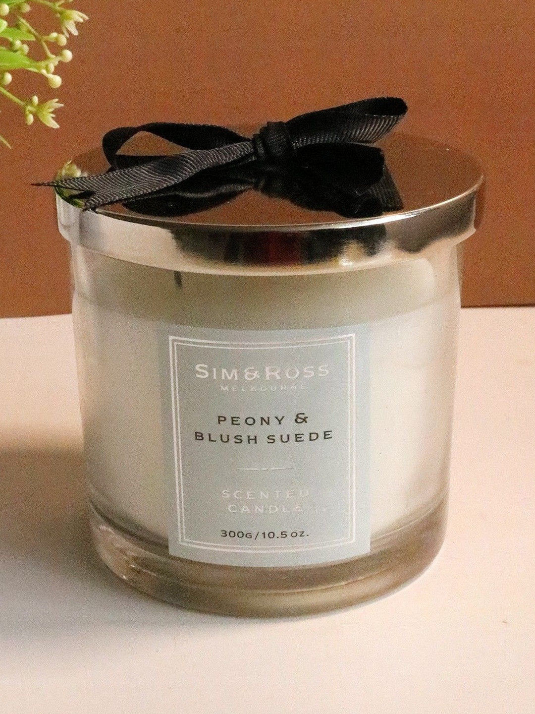 Sim & Ross White 1 pieces Jar Candle