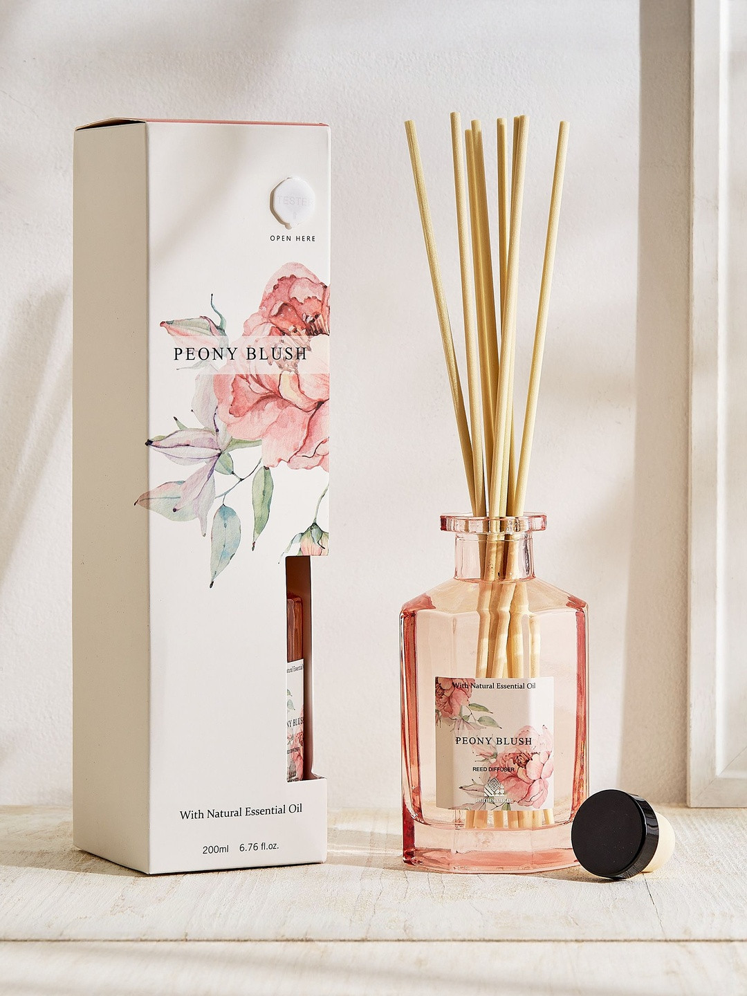 Home Centre Pink Utopia Refresh Bouquet Peony Blush Reed Diffuser Set