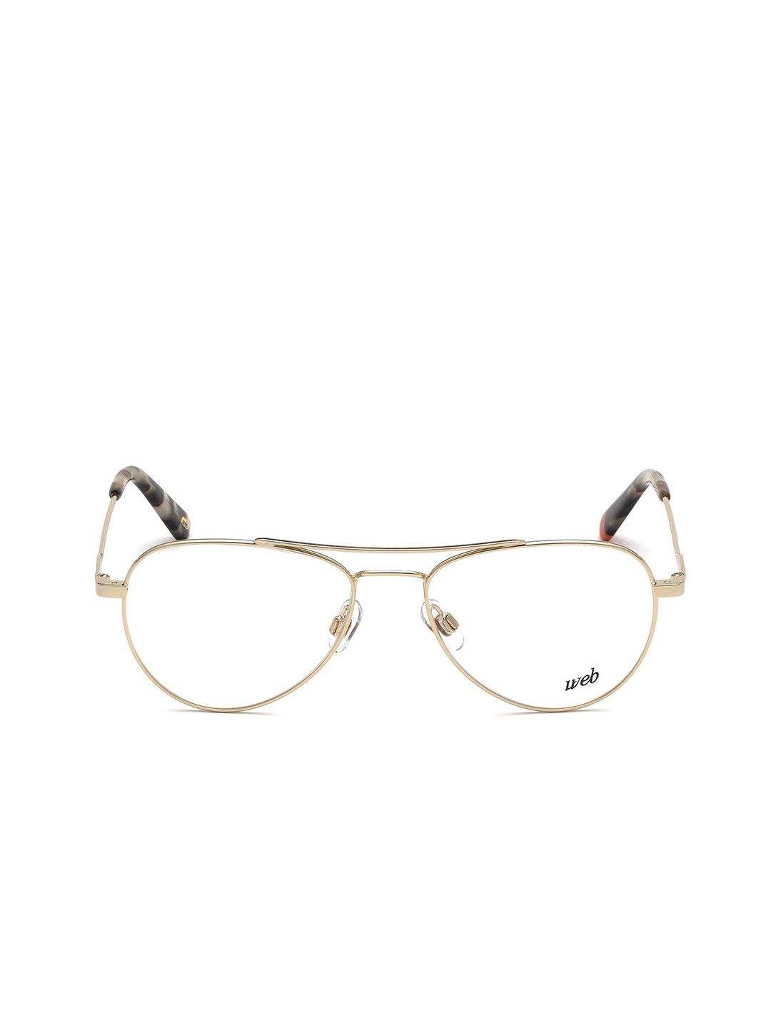 WEB EYEWEAR Unisex Full Rim Style Aviator Frames With  WE5273 54 032